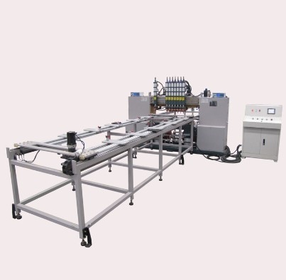 Manual loading and unloading automatic multi-head gantry wire mesh welding machine