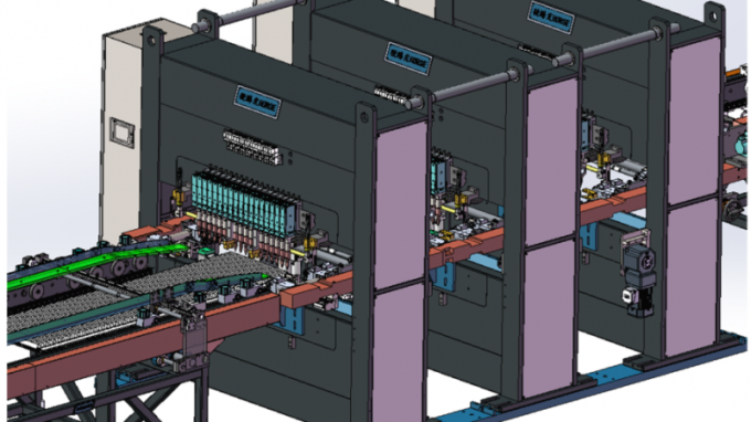 ট্রান্সফরমার রেডিয়েটর উৎপাদন লাইন রেডিয়েটর উৎপাদন মেশিন 19