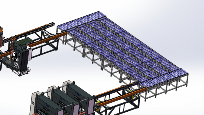 ট্রান্সফরমার রেডিয়েটর উৎপাদন লাইন রেডিয়েটর উৎপাদন মেশিন 20
