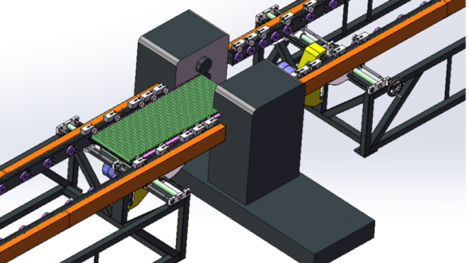 ট্রান্সফরমার রেডিয়েটর উৎপাদন লাইন রেডিয়েটর উৎপাদন মেশিন 23
