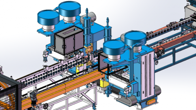 ট্রান্সফরমার রেডিয়েটর উৎপাদন লাইন রেডিয়েটর উৎপাদন মেশিন 26