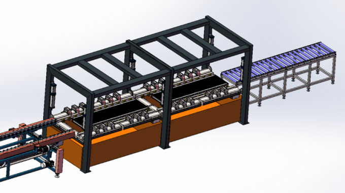 ট্রান্সফরমার রেডিয়েটর উৎপাদন লাইন রেডিয়েটর উৎপাদন মেশিন 28